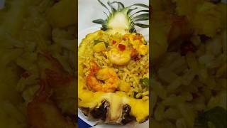 Easy amp Flavorful Pineapple Prawn Fried Brown Rice 901 shorts [upl. by Breana]