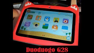 RECENSIONE Duoduogo G28 Tablet per bambini da 7 pollici Android 10 [upl. by Zoila93]