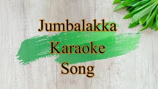 Jumbalakka Karaoke Song  En Swaasa Kaatre  ARRahman [upl. by Anailuig]