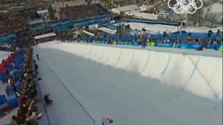 White  Snowboard  Mens HalfPipe  Turin 2006 Winter Olympic Games [upl. by Imaj]