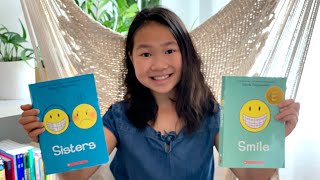 Book Talk  Smile amp Sisters by Raina Telgemeier  Read with Val [upl. by Ridinger963]