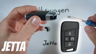 Volkswagen Jetta Key Fob Battery Replacement 2019 [upl. by Edivad]