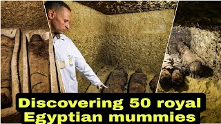 More than 50 royal Egyptian mummies unearthed in Valley of the Kings [upl. by Ahael172]