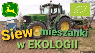 Akcja Siewy 2020  Tata wyjaśnia jak robi się próbę kręconą  John deere 6920 i AMAZONE D730E [upl. by Radek]