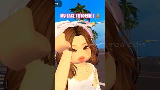 BERRY AVENUE 🏠  MY FACE TUTORIAL   roblox rp roleplay berryavenue shorts tutorial [upl. by Okun]