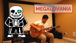 Megalovania  Undertale OST Toby Fox Fingerstyle Guitar Cover [upl. by Batchelor]