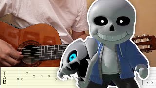 Megalovania  Undertale  Guitarra Tutorial  Cover [upl. by Ram]