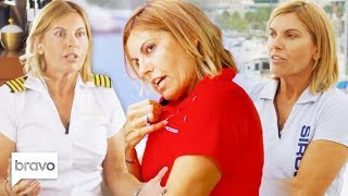 Captain Sandy Yawns Best Leadership Moments On Below Deck Mediterranean  Bravo [upl. by Oderfla]