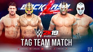 WWE 2K19 Rey Mysterio and Eddie Guerrero vs Kalisto and Sin Cara  The Lucha Dragons [upl. by Oiziruam243]