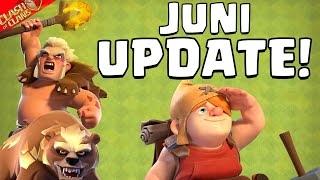 DAS JUNI UPDATE IN 4 MINUTEN ERKLÄRT 😍😎 Clash of Clans  CoC [upl. by Adiari]