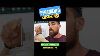 Como hacer PEGAMENTO CASERO con telgopor 😲 [upl. by Yonita]