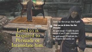 Skyrim  Calcelmo Buys Keening As A Dwarven Artifact [upl. by Peters904]