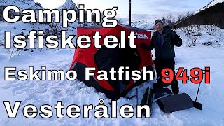 Camping med isfisketelt [upl. by Hcurab]