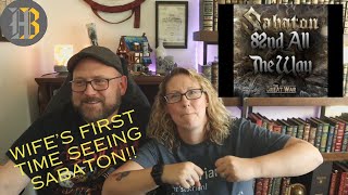 HusbandWife react to  SABATON  82nd All The Way ft Amaranthe Live  The Great Tour  Oslo [upl. by Ingelbert]