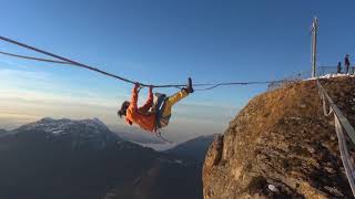 SlacklineTutorial How to Climb the Leash on a Highline [upl. by Llevrac699]