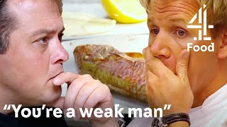 Ramsay to Owner quotYoure a Weak Manquot  Ramsays Kitchen Nightmares [upl. by Euqor]