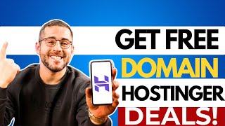 How To Get Free Domain From Hostinger [upl. by Rebmeced]