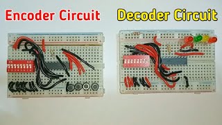 Encoder And Decoder Circuit Diagram  Digital Electronics encoder decoder digitalelectronics [upl. by Gellman463]