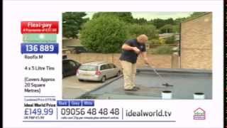 FLAG Paints Roofix M Garage Roof Application Shopping TV Clip [upl. by Fulvi]