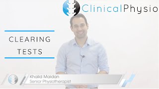 Clearing Tests for All Joints  Clinical Physio [upl. by Tidwell782]