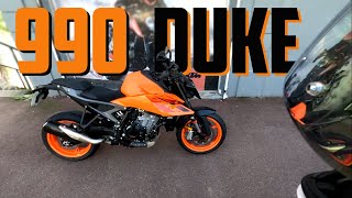 KTM Duke 990 Orange pressée titre facile je sais [upl. by Dranek765]