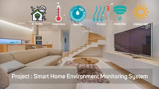 Project  Smart Home Environment Monitoring System using FireBeetle 2 ESP32C6 [upl. by Dagney]