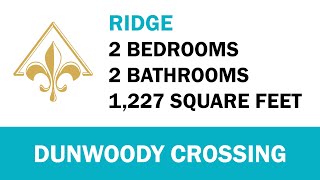 The Ridge at Dunwoody Crossing  Apartment Virtual Tour  GSC Apartments [upl. by Nnaoj]