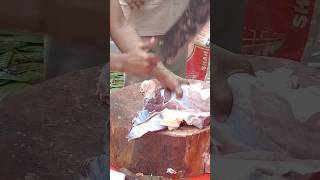 amazing fresh live beef meat cutting skill shorts viralvideo beefcuttingmarket beefcutter [upl. by Ecirtahs]