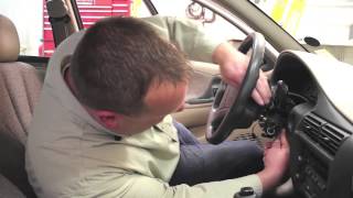 Ignition Lock Cylinder Replacement late 90s GM cars w lock cylinders in steering column [upl. by Cochran112]