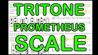 HEXATONIC TRITONE  PROMETHEUS SCALE METAL RIFFS [upl. by Northington]