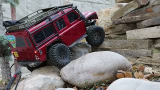 Traxxas Defender TRX4 110 Wheelin [upl. by Ettelohcin]