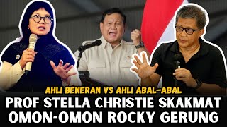 PROF STELLA CHRISTIE BUNGKAM ROCKY GERUNG YANG OMONOMON SOAL IQ [upl. by Janet253]