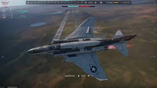 F4J Phantom AIM7F amp AIM9G 5 kill replay  War Thunder [upl. by Nivri]