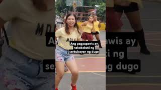 Ang pagpapawis ay nakakabuti ng serkulasyon ng dugo dance sweatfitness danceworkout [upl. by Breana]