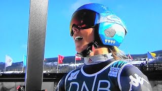 Mikaela Shiffrin  Overall World Cup Champion  Downhill  Kvitfjell [upl. by Niveek58]