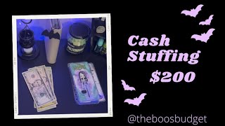 Cash Stuffing October 2 200 🎃🧜‍♀️ [upl. by Neetsuj]