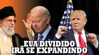 BIDEN PERDEU ATÉ DENTRO DO PARTIDO TRUMP VEM VENCENDO IRÃ PLANEJA EXPANSÃO E [upl. by Ludlow]