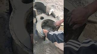 Smokefree Fire Build a Smokeless Wood Stove from Cement shorts viral [upl. by Ladnor]