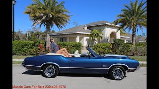 1972 Olds 442 For Sale 2990000 wwwmusclecarsforsaleinccom [upl. by Aksel884]