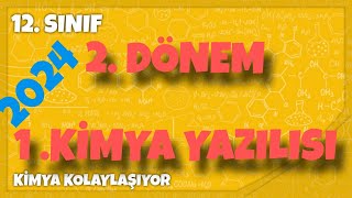 12Sınıf 2Dönem 1Kimya Yazılısı [upl. by Carter]