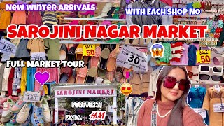 Sarojini Nagar Market Delhi latest video winter collection sarojini Market  delhi sarojini market [upl. by Lennod]