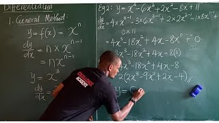 Differentiation  Derivatives General Method [upl. by Kirad]