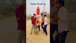 Happy Diwali 🪔  Diwali par Sattar rahe 💣  funny comedy diwali tranding shorts [upl. by Assirrec693]