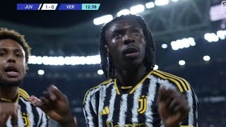 Moise Kean Disallowed Goal Juventus vs Verona 10  All Goals and Extended Highlights [upl. by Llednyl]