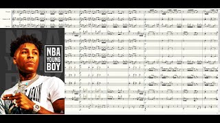 Cross Roads by YoungBoy NBA Marching Band Arrangement [upl. by Annaehr]