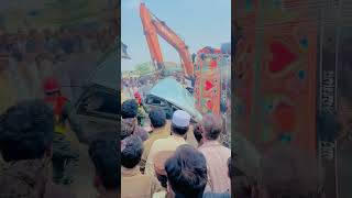 Wah cantt barrier 2 accident 😮 ytshorts viralvideo shortsvideo wahcantt [upl. by Acinorej939]