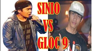 SINIO VS GLOC 9 Freestyle Session MUST WATCH [upl. by Emelina384]