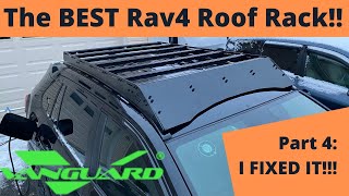 Vanguard Rav4 Roof Rack Custom Fairing I fixed the wind amp vibration HUGE IMPROVEMENT [upl. by Llemaj158]