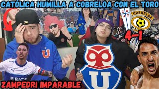 UCatólica vs Cobreloa 41  Goles y Resumen Completo  Reacción de Hinchas [upl. by Rehpinnej]