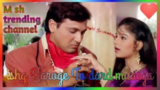 Ishq Karoge To Dard Milega  Govinda  Ayesha Julka  Ekka Raja Rani  Bollywood Songs HD [upl. by Jemina]